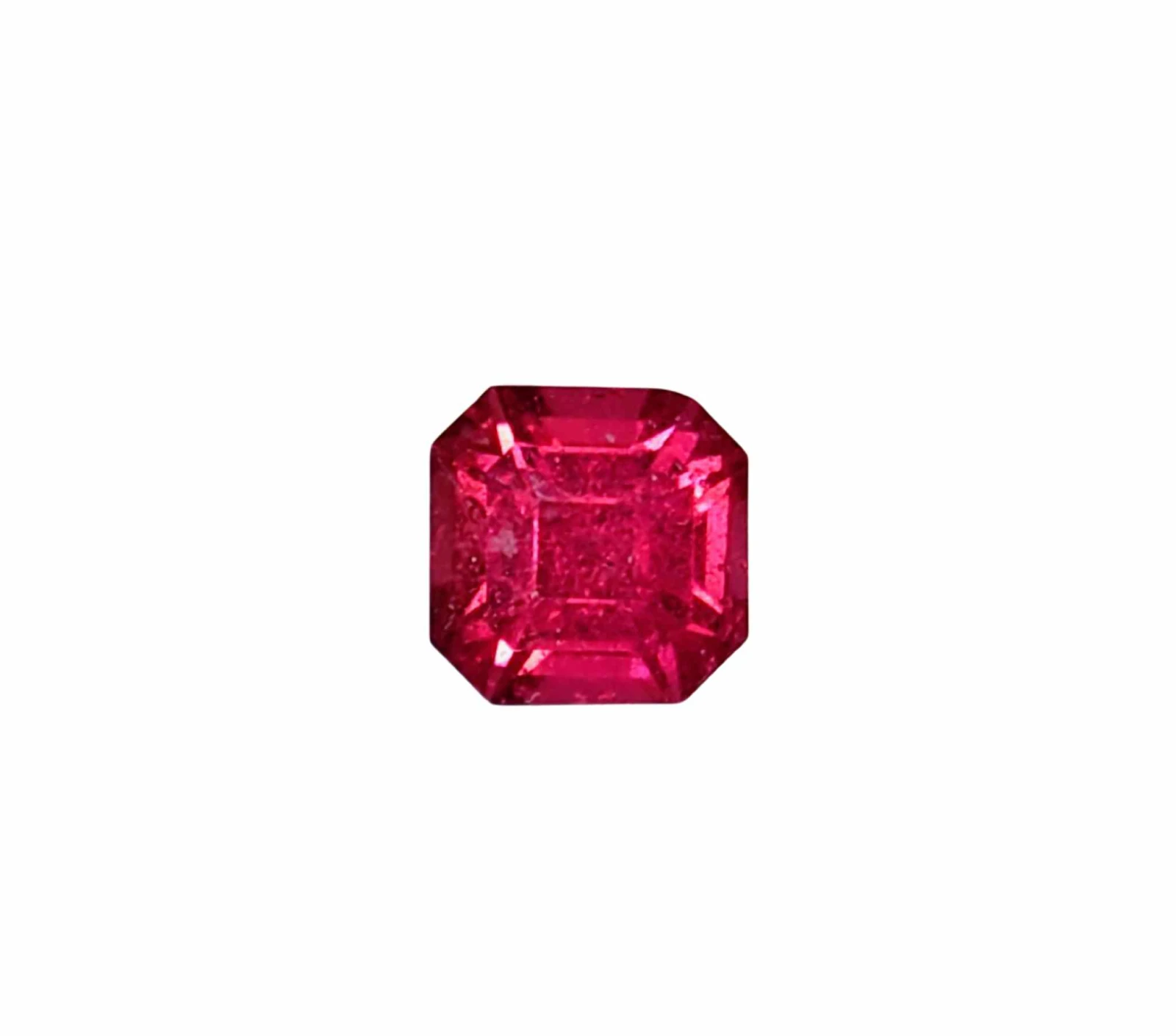 1.1ct Natural Malaya Garnet in Asscher Cut from Tanzania — view 1
